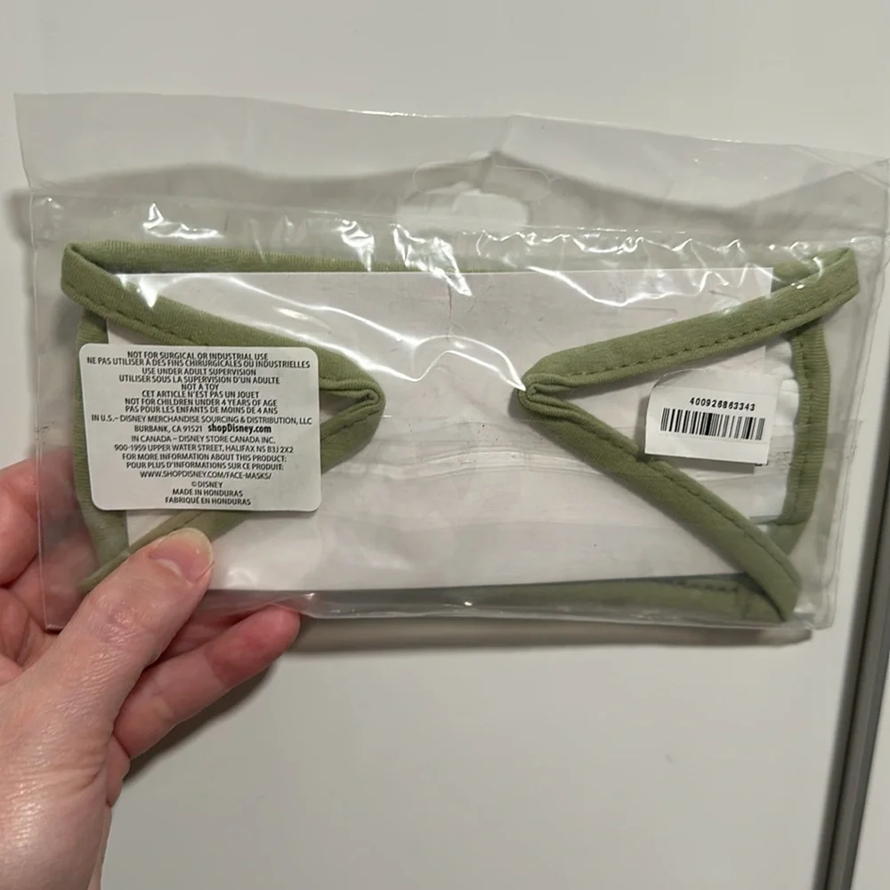 New Baby Yoda Disney Cloth Face Mask (L/G)